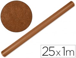 Papel kraft verjurado Liderpapel marrón fuerte rollo 25x1 m.